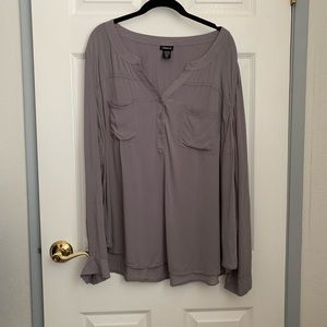 Torrid Long Sleeve Blouse